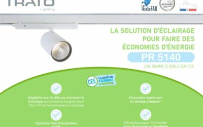 Discover the new PR 5140 range from TRATO Lighting: compact, customizable and eco-designed !