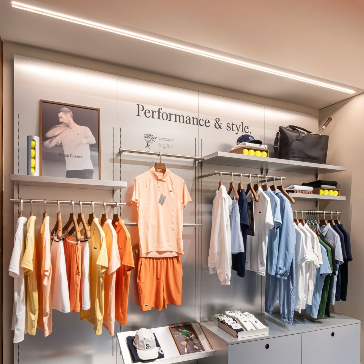 Magasin à Nice équipé de luminaires LED architecturaux TRATO