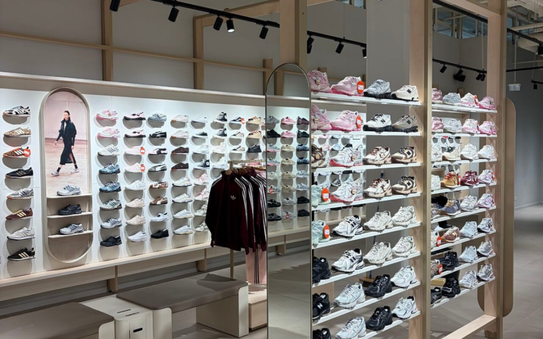 Éclairage magasin de chaussures à Dijon